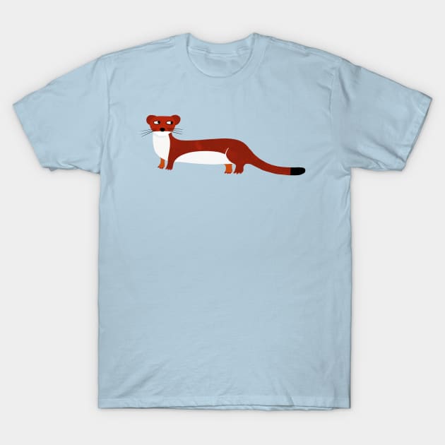 Weasel T-Shirt by NicSquirrell
